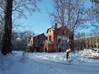 house in winter