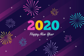 Happy New Year 2020 | Celebration Vector