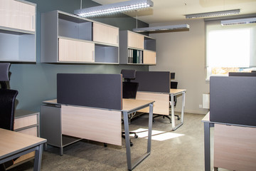 Fragment of the interior of a modern office
