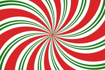 Vector Christmas background. Candy cane, lollipop pattern.