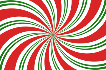 Vector Christmas background. Candy cane, lollipop pattern.