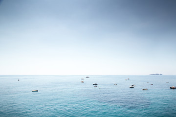 Naklejka premium small island of the coast of italy