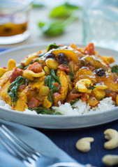 Moroccan Chicken with Vegetables