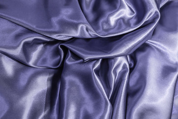 Fototapeta premium Classic Blue Pantone color of the year 2020 satin fabric