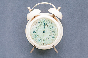 View of the old alarm clock