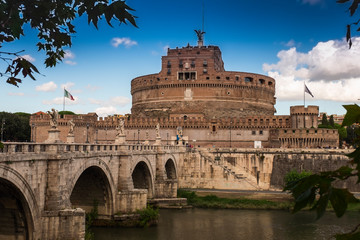 Amazing Castel Sant Angelo in Rome. Italy