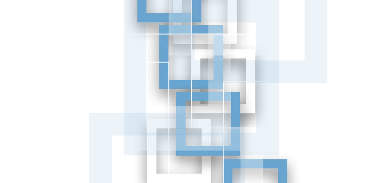  Abstract background with simple square or rectangle geometrical shapes. Geometric template with gradients. Line design, technology concept