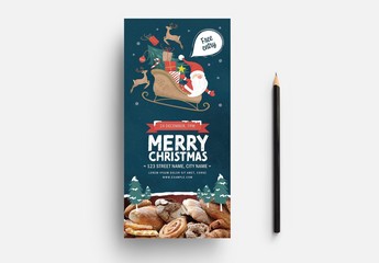 Merry Christmas Card Layout