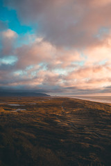 Colorful Sunset on the Coast of Califronia