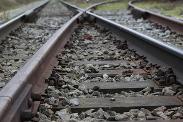 train railroad close up