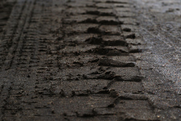 tyre print in mood