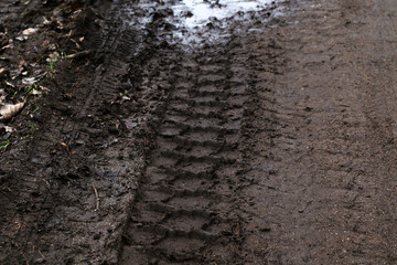 tyre print in mood