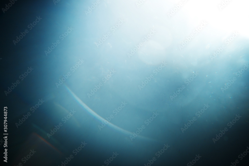 Aufkleber easy to add overlay or screen filter over photos. abstract sun burst. digital lens flare background.