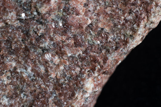 Grey and pink stone macro surface photo with place for your design, close up photo of nature mineral material 