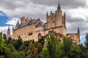 Fototapeta na wymiar Segovia, Castiglia e León, Spagna