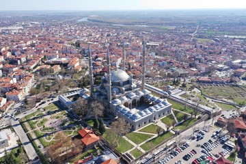 Obraz premium Selimiye Mosque in Edirne, Turkey built by Architect Sinan