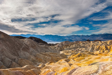 Panoramic view from Zabriskie Point, Death Valley National Park