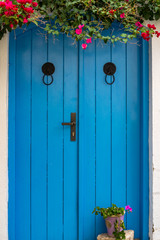 The doors of a Cypriot house in the village.