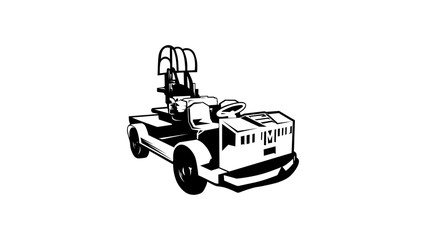 wood cutting car in Indonesia that is unique