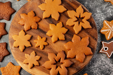 Collection of various gingerbread stars