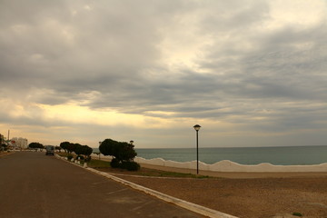 costanera de la ciudad de Las Grutas, Argentina