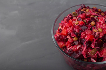 Vinaigrette, Russian vegetable salad