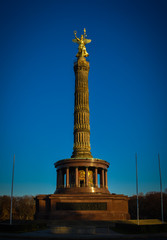 Siegess&auml;ule Berlin Viktoria Goldelse Wahrzeichen