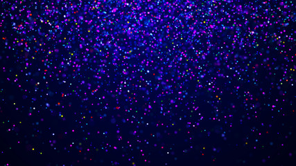 Dust particles. Abstract background of particles. Fantastic llustration. 3d rendering.