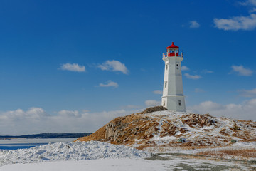 Lighthouse in Louisbourg, Nova Scotia
