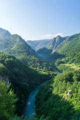 View to the Tara River Canyon