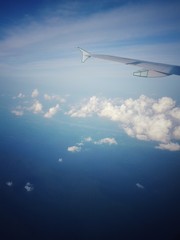 Fototapeta premium airplane in the sky