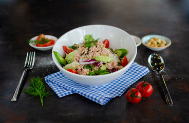Tuna Salad stock photo.