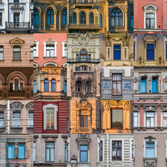 Collection №3 of 25 windows from St. Petersburg