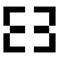 Fototapeta premium Adinkra woforo dua pa a symbol of support for good causes