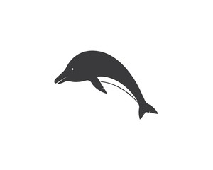 Fototapeta premium Dolphin logo icon vector