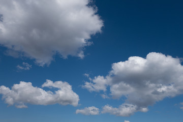 blue sky with white clouds