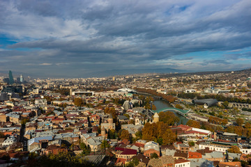 Fototapeta na wymiar Tbilisi's city downtown