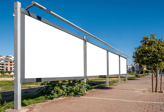 blank billboard mockup
