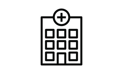 Hospital icon vector design illustration
