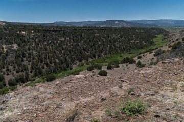 The view from Pinon Campground in New Mexico.