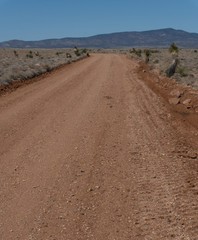 Luna county, New Mexico country roads.