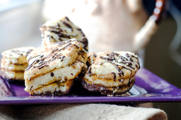 cookies on a plate