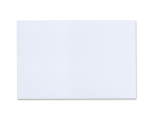 close up of stack of papers on white background