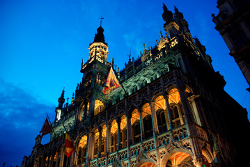 Fototapeta premium Maison du Roi, Grand Place, Brussels, Belgium