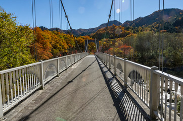 Bridge over Daiya River in Nikko, Japan