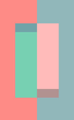 Minimal Cheerful Print Contrast