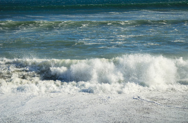 海　波　浜　素材