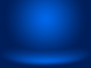 Abstract blue background for web design templates, valentine, christmas, product studio room and business report with smooth gradient color.