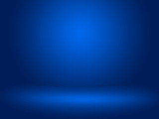 Abstract blue background for web design templates, valentine, christmas, product studio room and business report with smooth gradient color.