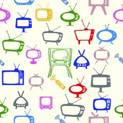 TV's in retro kitsch 50's design